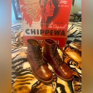 Chippewa boots. 1902M26 in beautiful Tan Renegade size 8D.